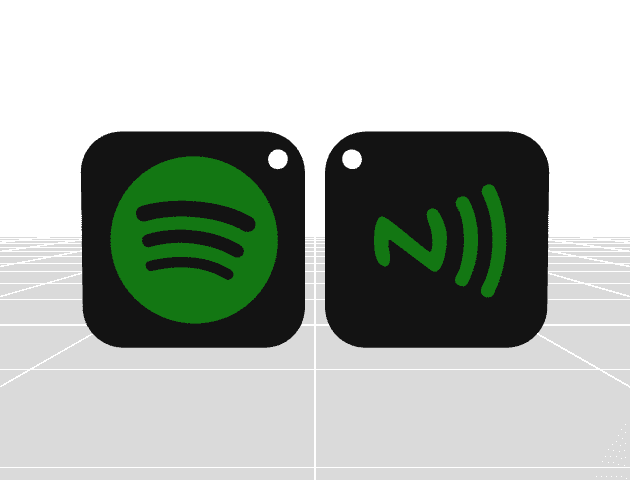 NFC Spotify Keychain – Pre-Programmed (Locked)