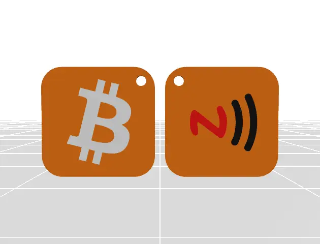 NFC Bitcoin Keychain – Pre-Programmed (Locked)